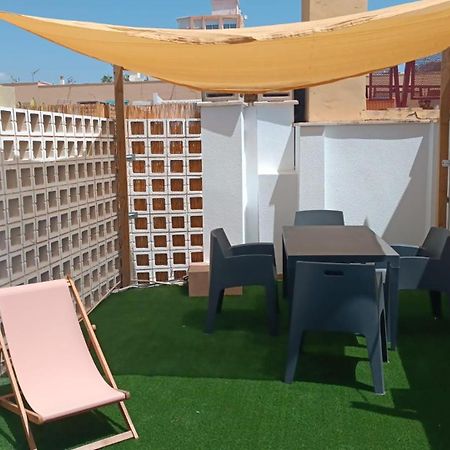 Estudio Centro Malaga Terraza Y Barbacoa 외부 사진