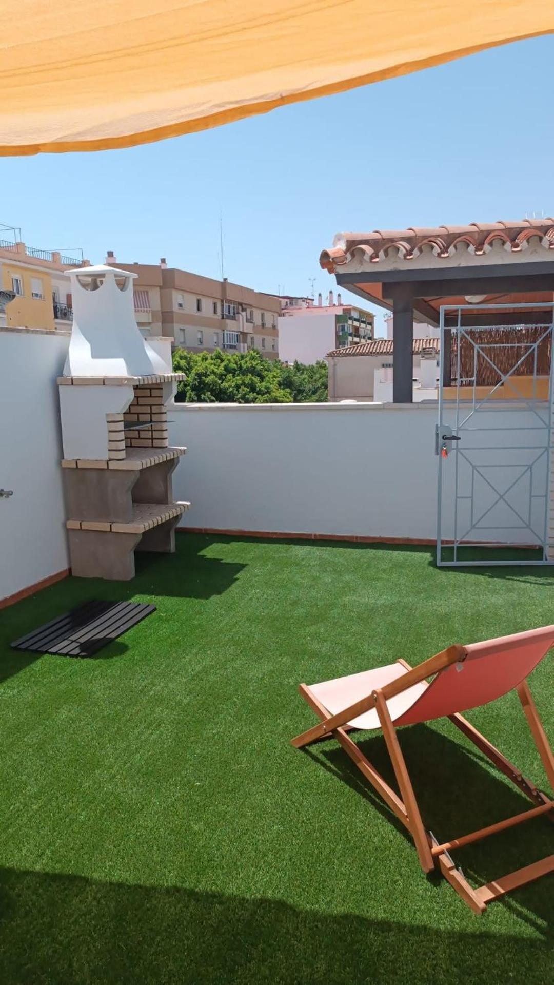 Estudio Centro Malaga Terraza Y Barbacoa 외부 사진